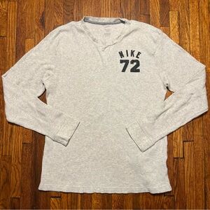 Nike Cotton Longsleeve T Shirt Men’s Size Medium Used Gray